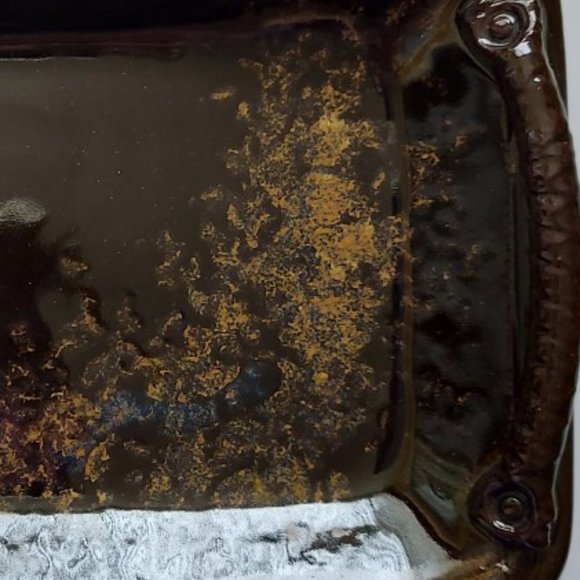 Beautiful Rectangular Pottery Tray - Picture 10 of 12